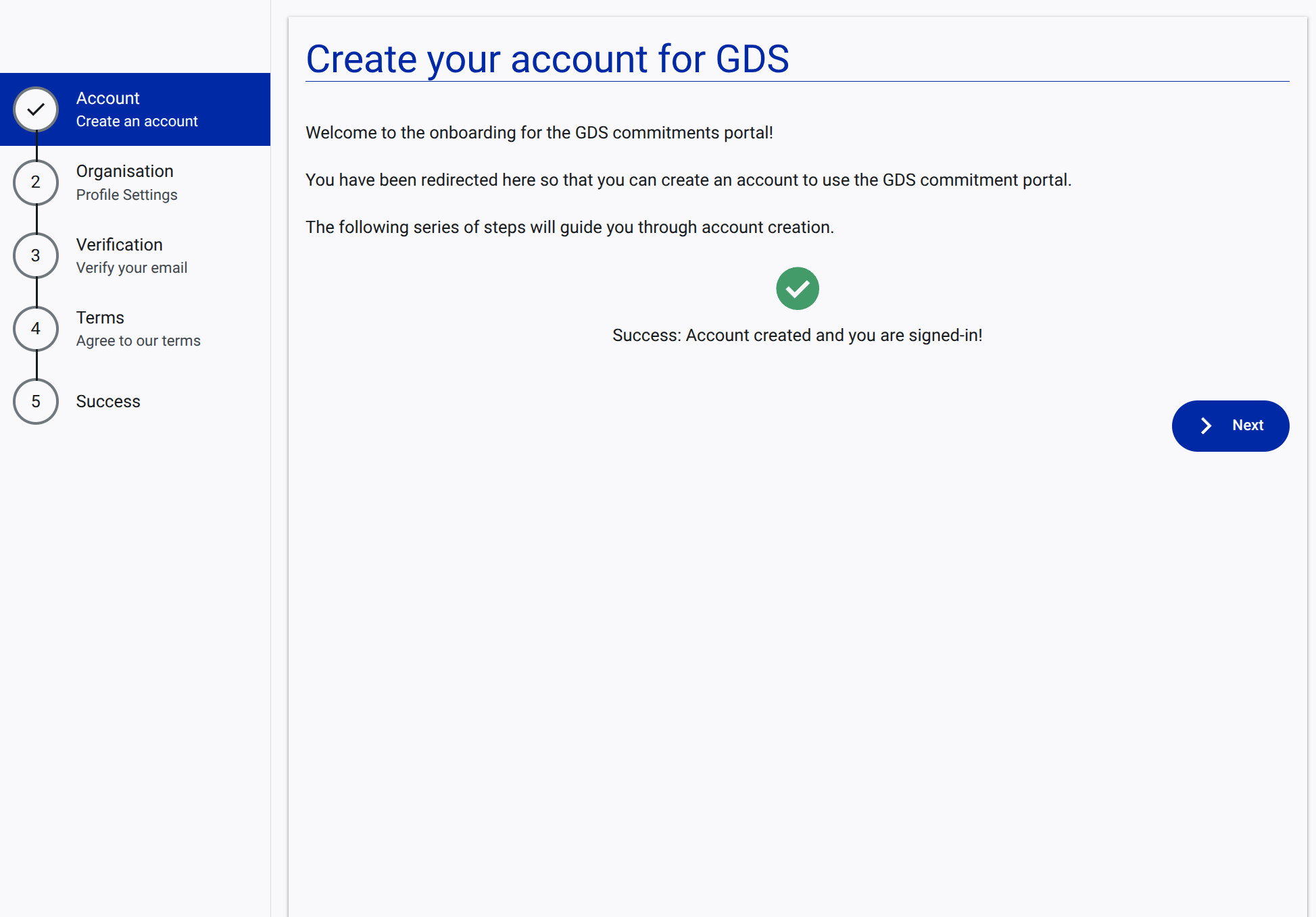 Account Confirmation