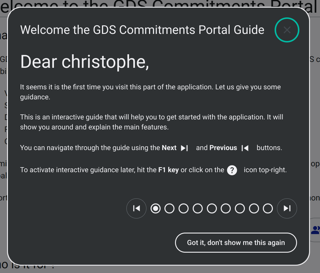 Interactive Guide introduction