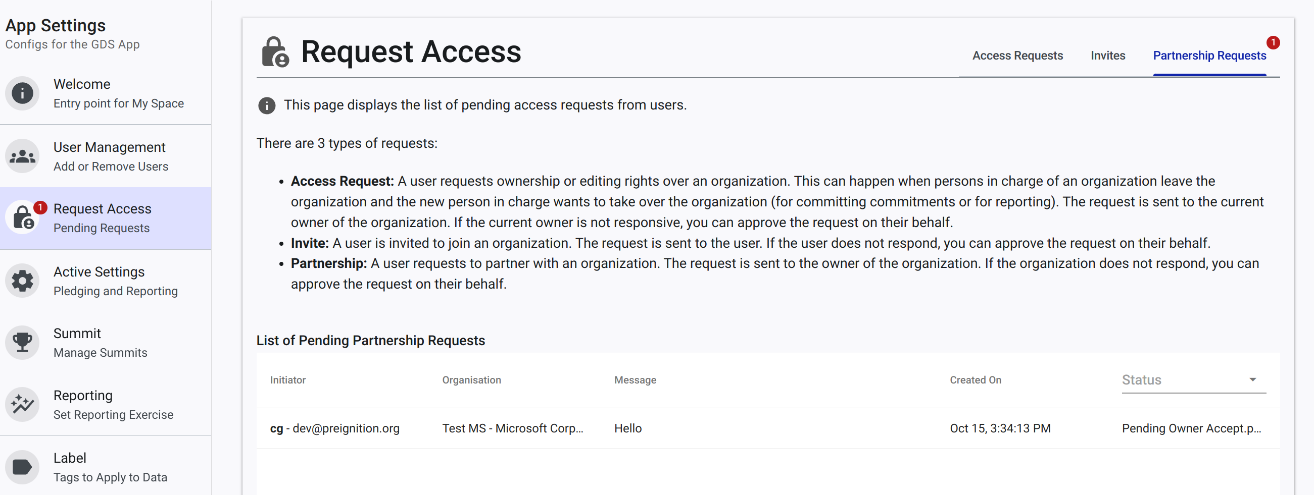Request Access